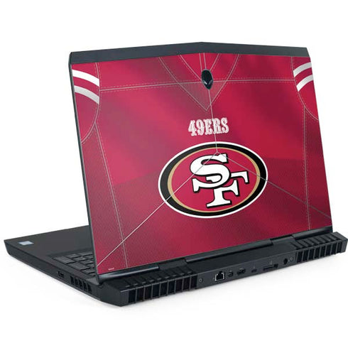 NFL San Francisco 49ers Team Jersey Dell Alienware Skin